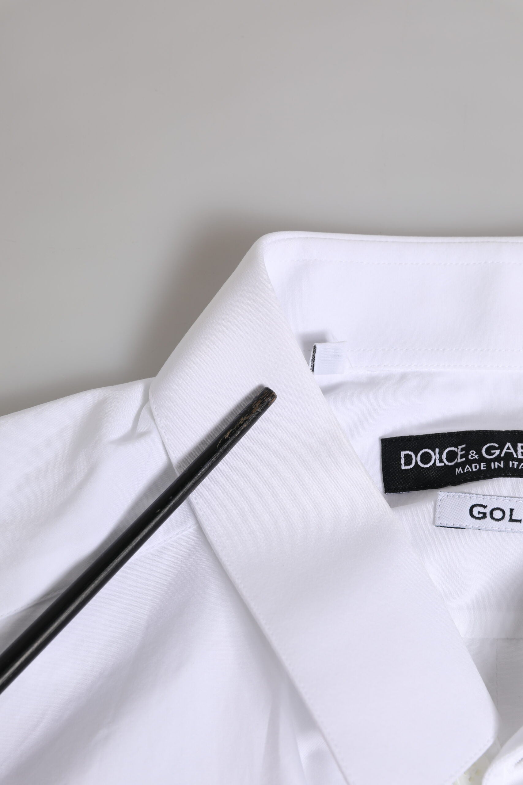 White GOLD Cotton Long Sleeves Men Formal Shirt