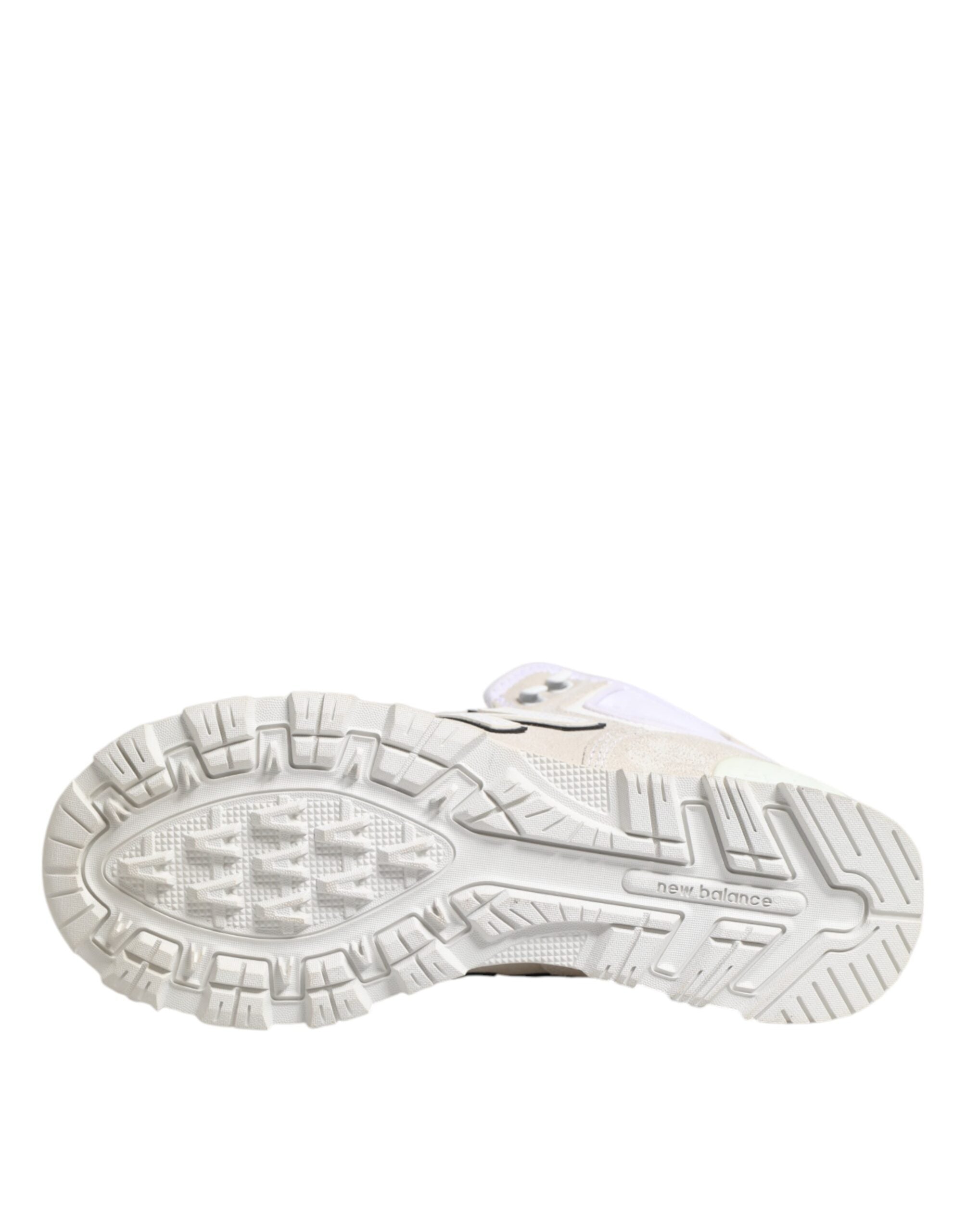 Off White Suede Sneakers Shoes