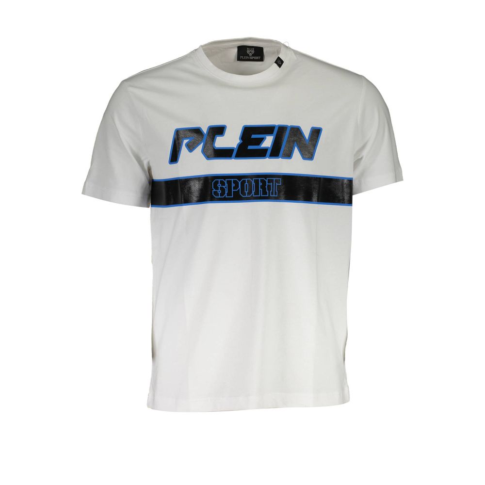White Cotton Men's T-Shirt