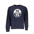 Blue Cotton Men Sweater