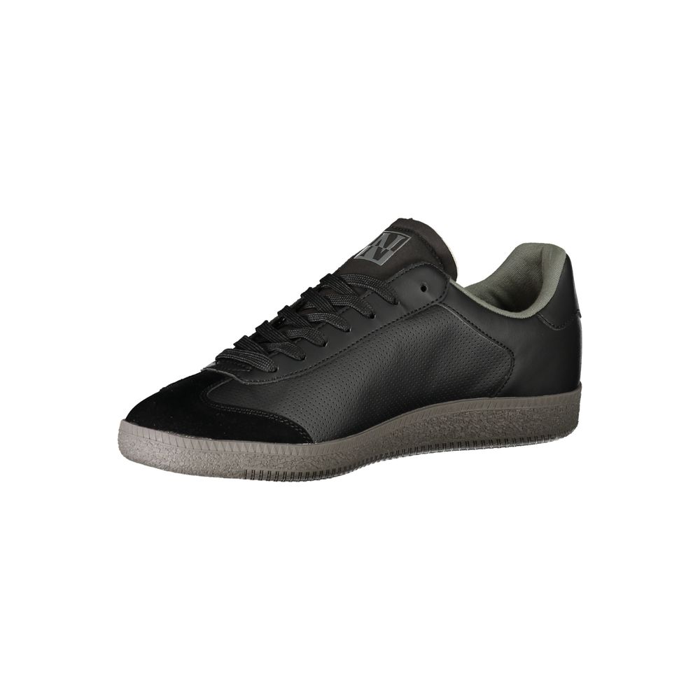 White Polyurethane Men Sneaker