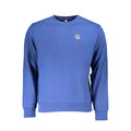 Blue Cotton Men Sweatshirt