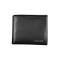 Black Polyurethane Men Wallet