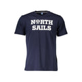 Blue Cotton Men's T-Shirt