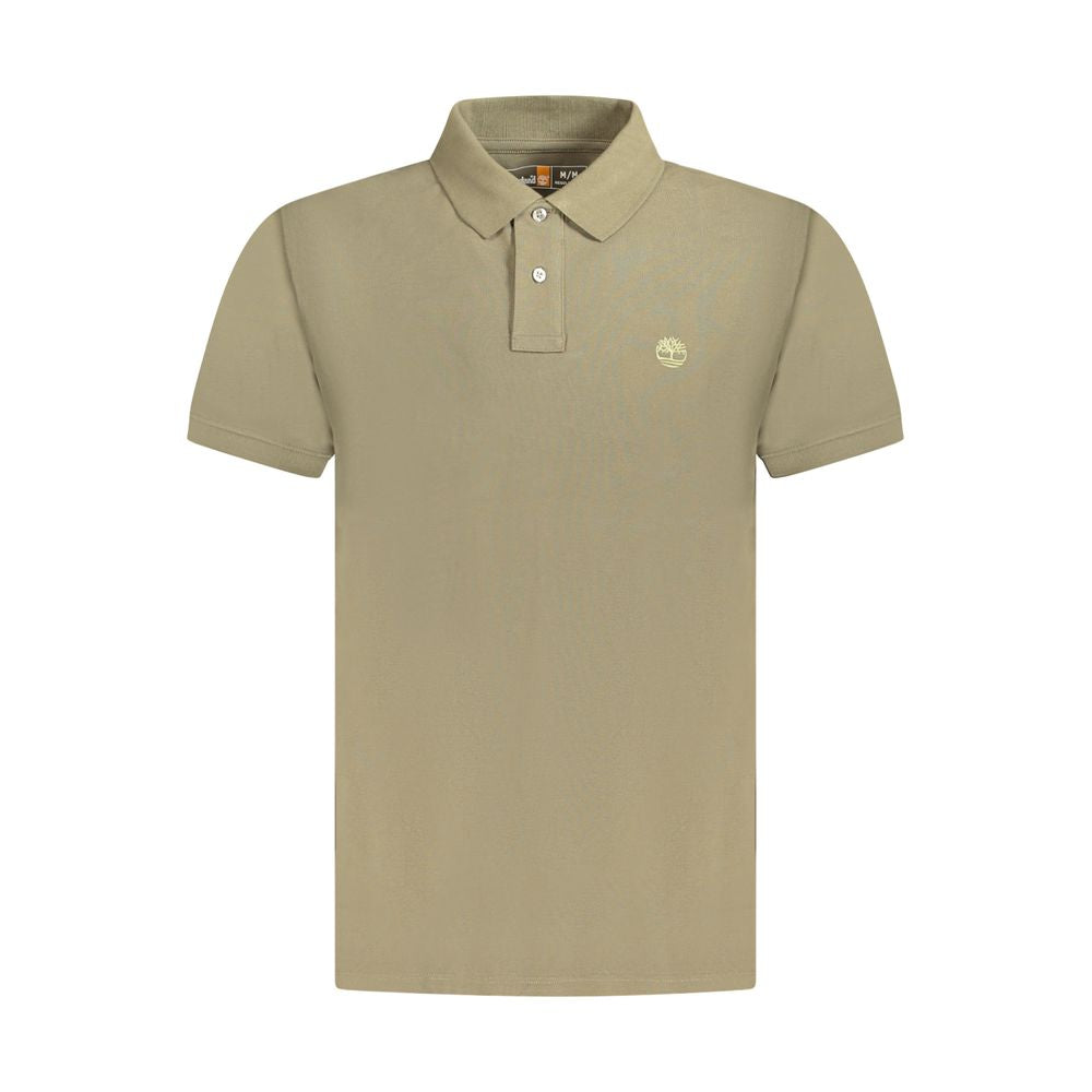 Green Cotton Polo T-Shirt