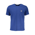 Blue Cotton Men's T-Shirt