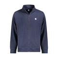 Blue Cotton Male Sweatshirt