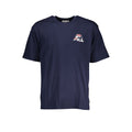 Blue Cotton Men's T-Shirt