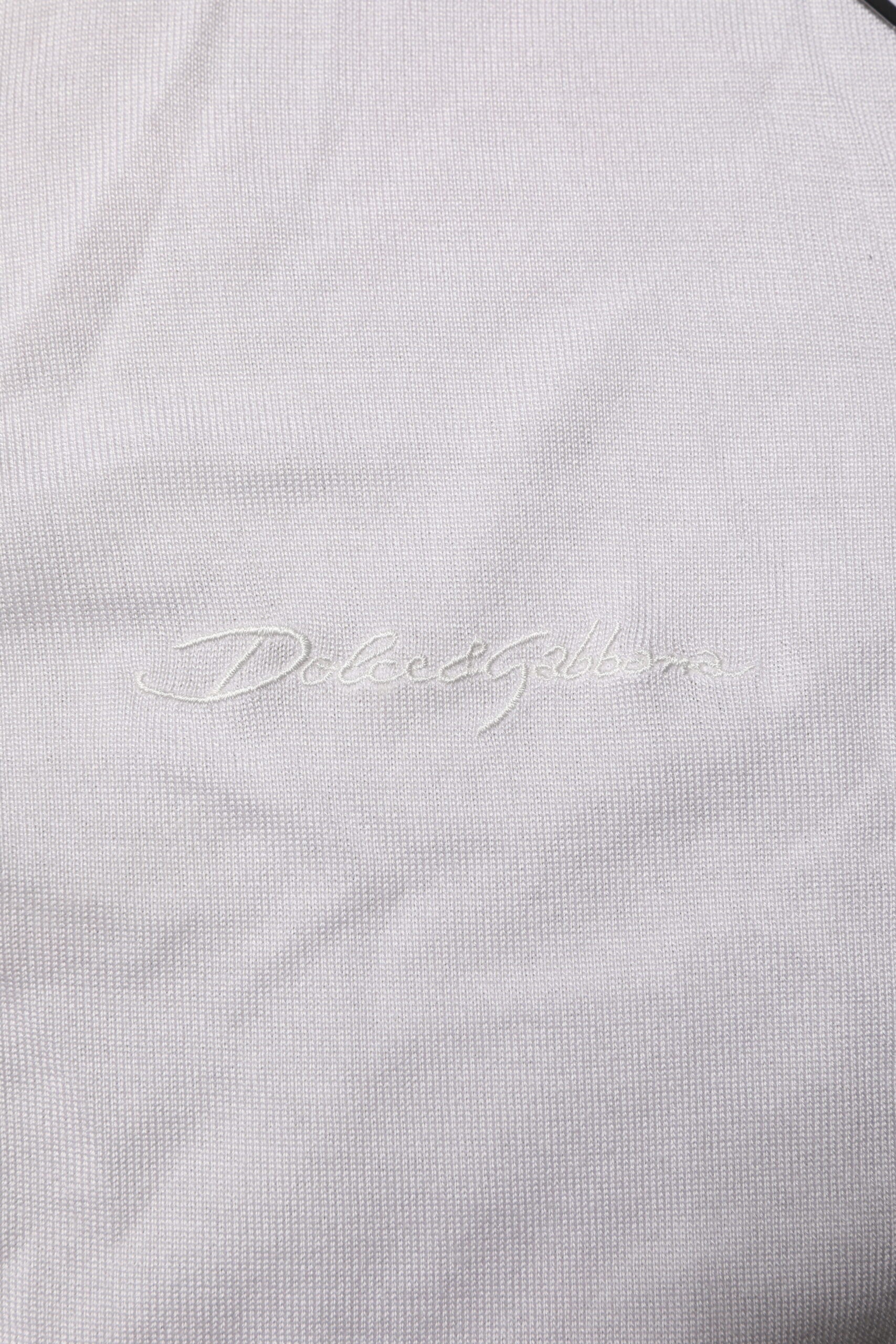 White Silk Short Sleeves Men Henley T-shirt