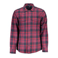 "Viola Cotton Men Shirt with Long Sleeves and Italian Collar"