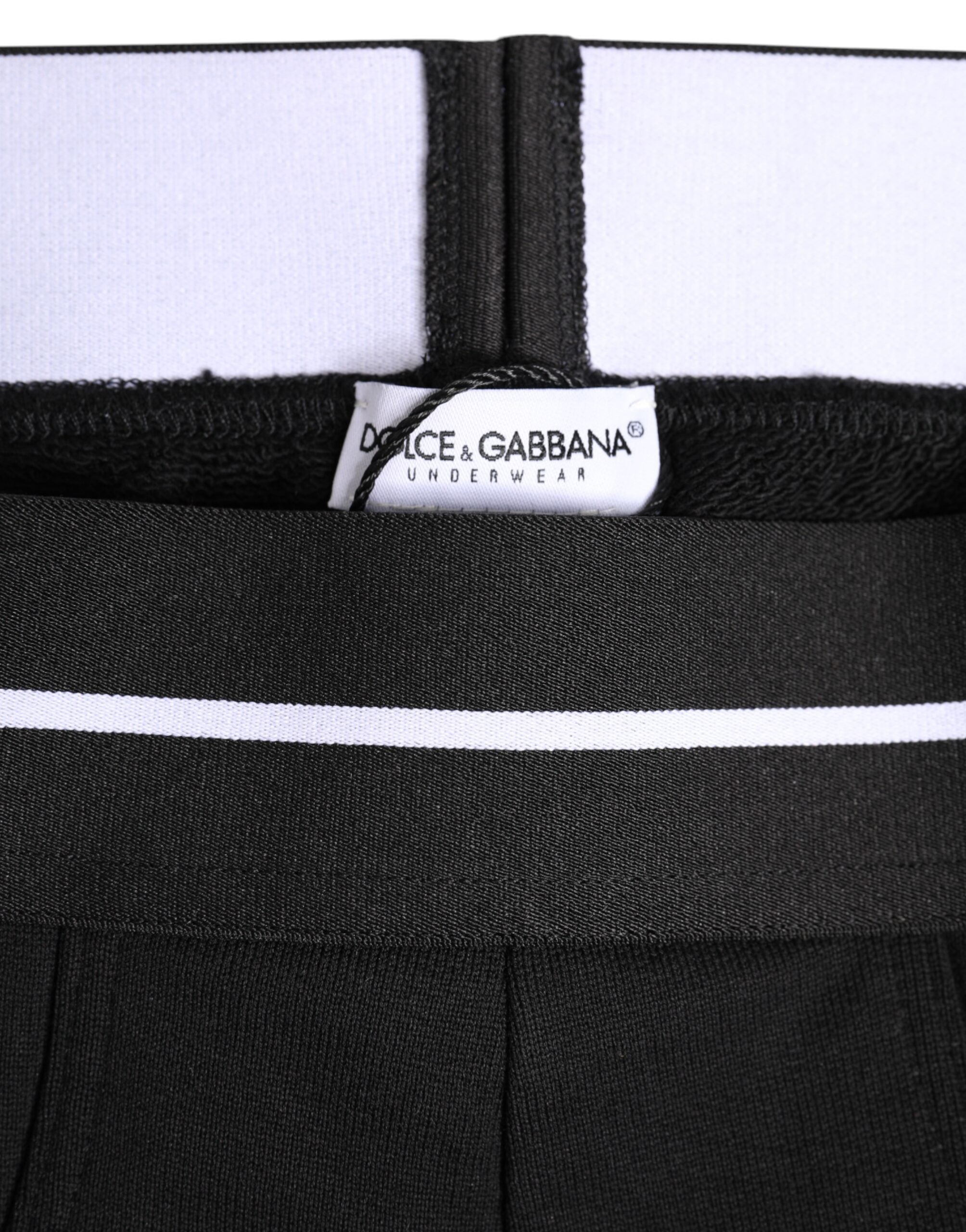 Black Cotton Stretch Regular Brief Underwear