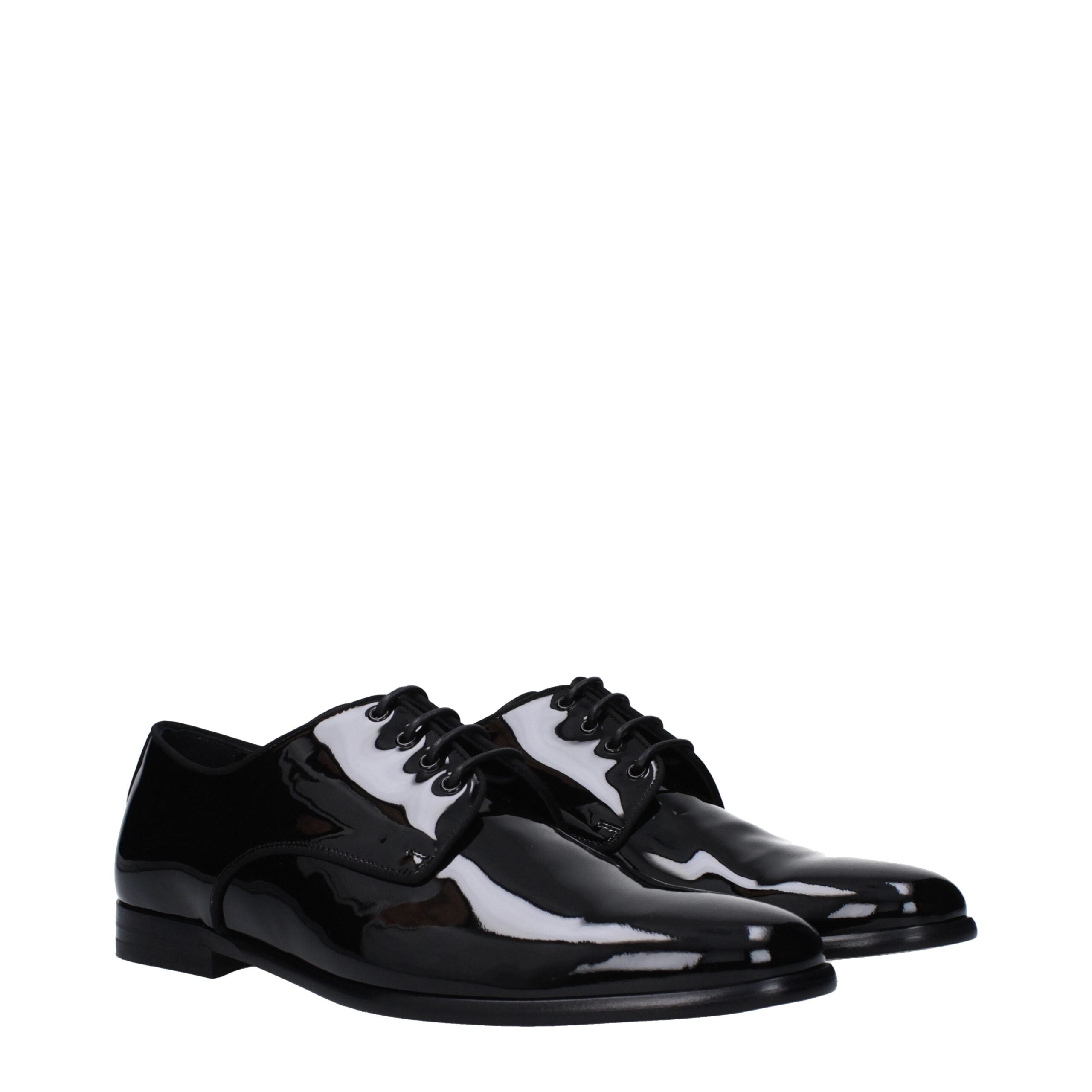 Black Leather Oxfords And Derbies