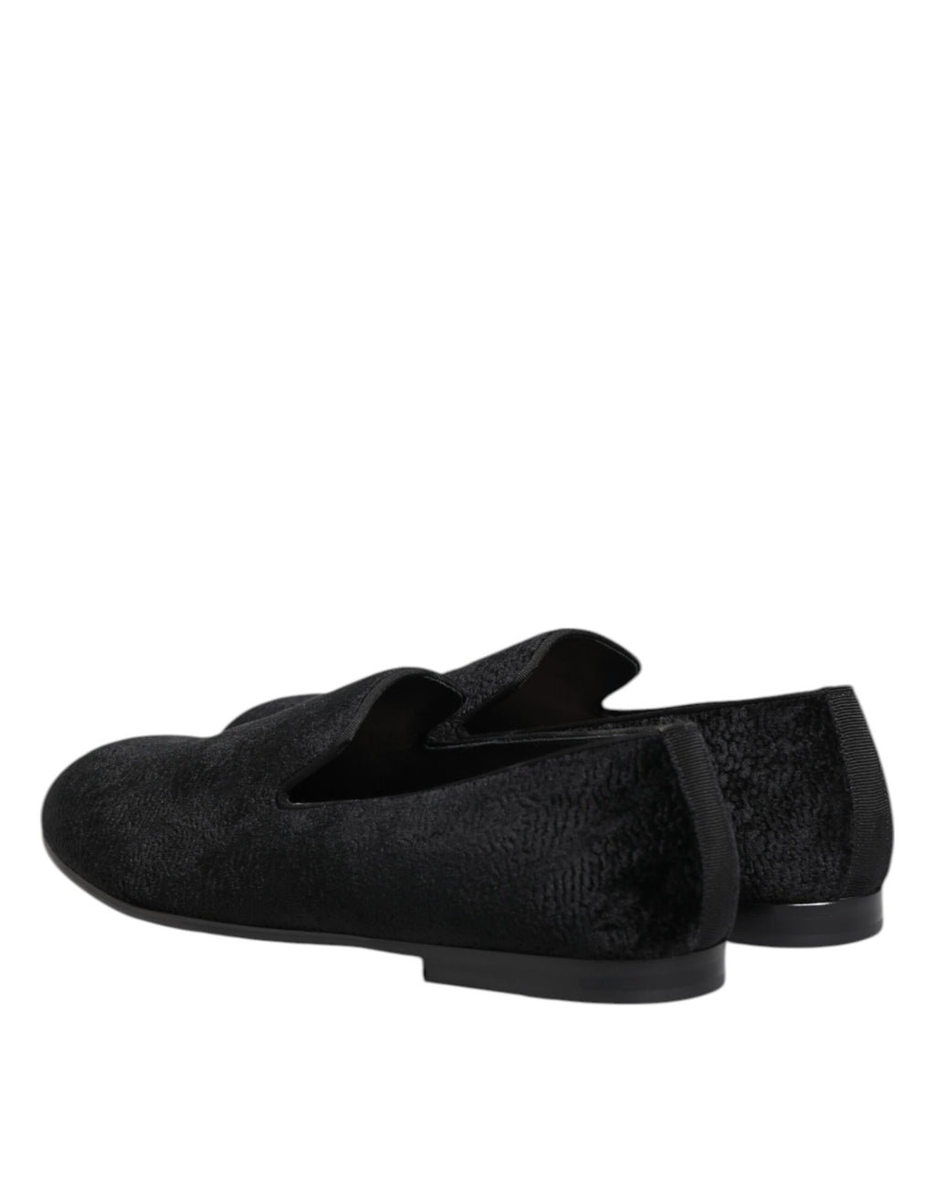 Black Jacquard Loafers Formal Men Dress Shoes