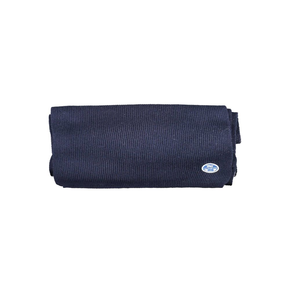 Blue Cotton Men Scarf