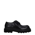 Black Leather Oxfords And Derbies