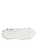 White Portofino Studded Men Sneakers Shoes