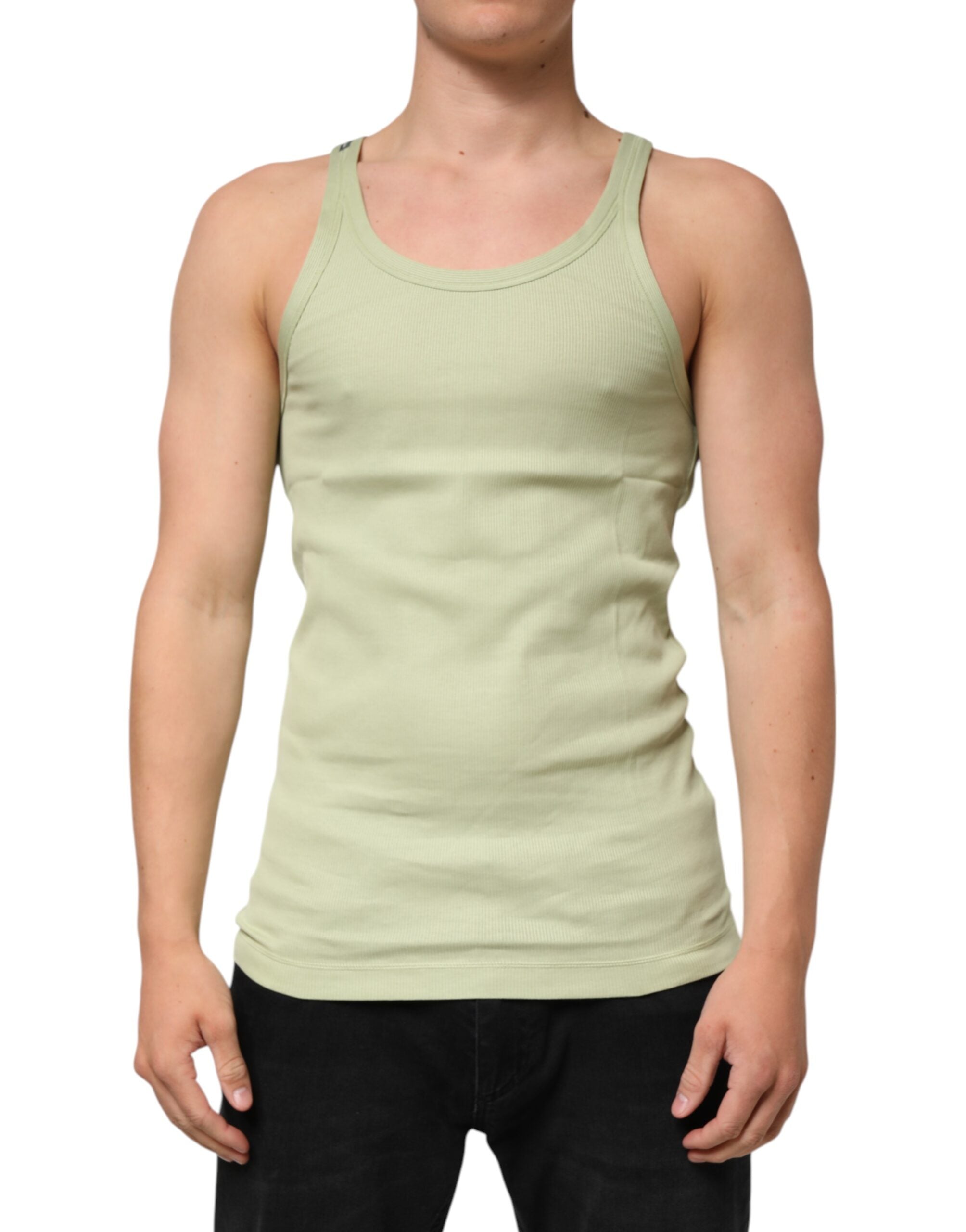 Light Green Tank Sleeveless Men T-shirt