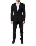 Dark Blue Cotton Men Jacket Coat Blazer Suit