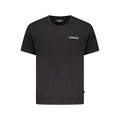 Black Cotton Men T-Shirt