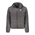 Black Polyester Men's Jacket