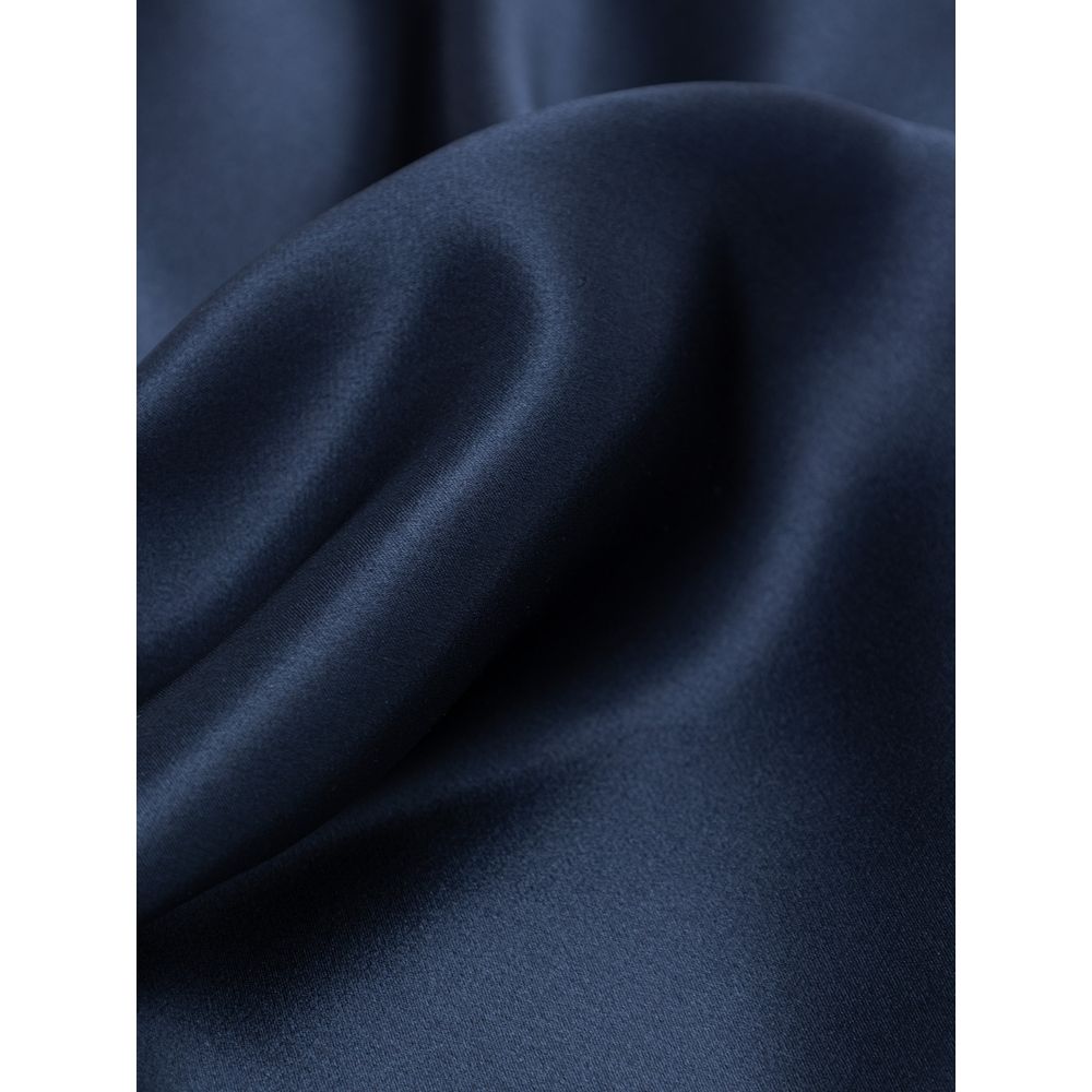 Blue Silk Pocket Square