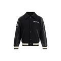 Black Wool Oves Aries Bomber