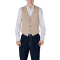 Beige Cotton Suit