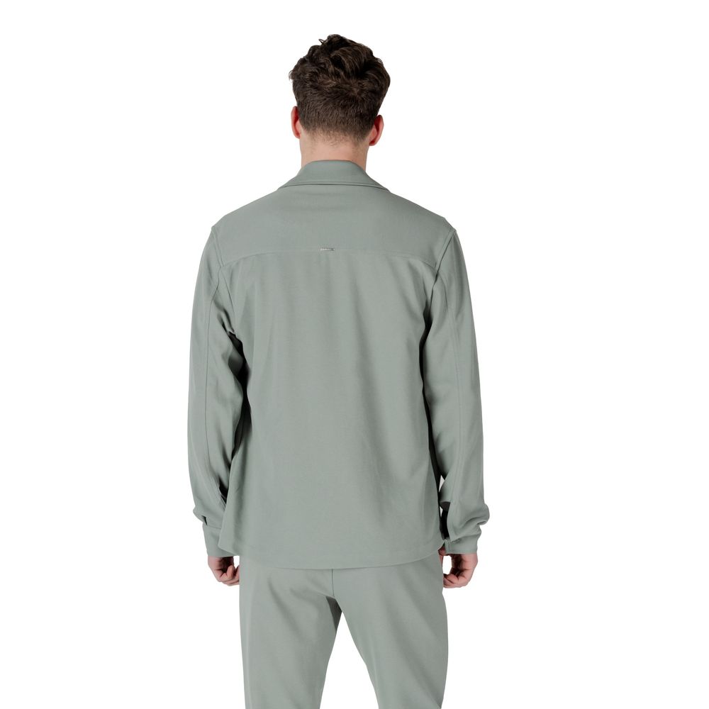 Bicolor Polyester Coat