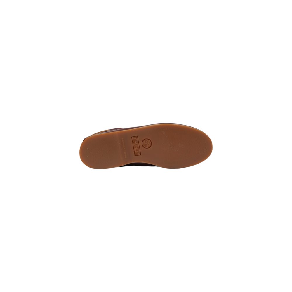 Brown Leather Slip-On Loafers
