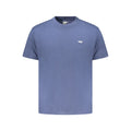 Blue Cotton Men's T-Shirt