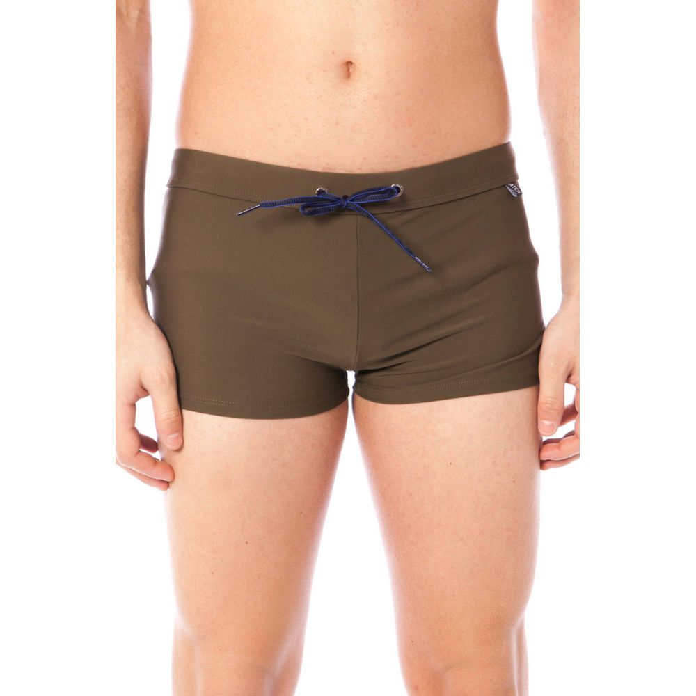 Verde Poliammide Men Swim Trunk