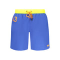 Blu Poliammide Men Swim Boxer