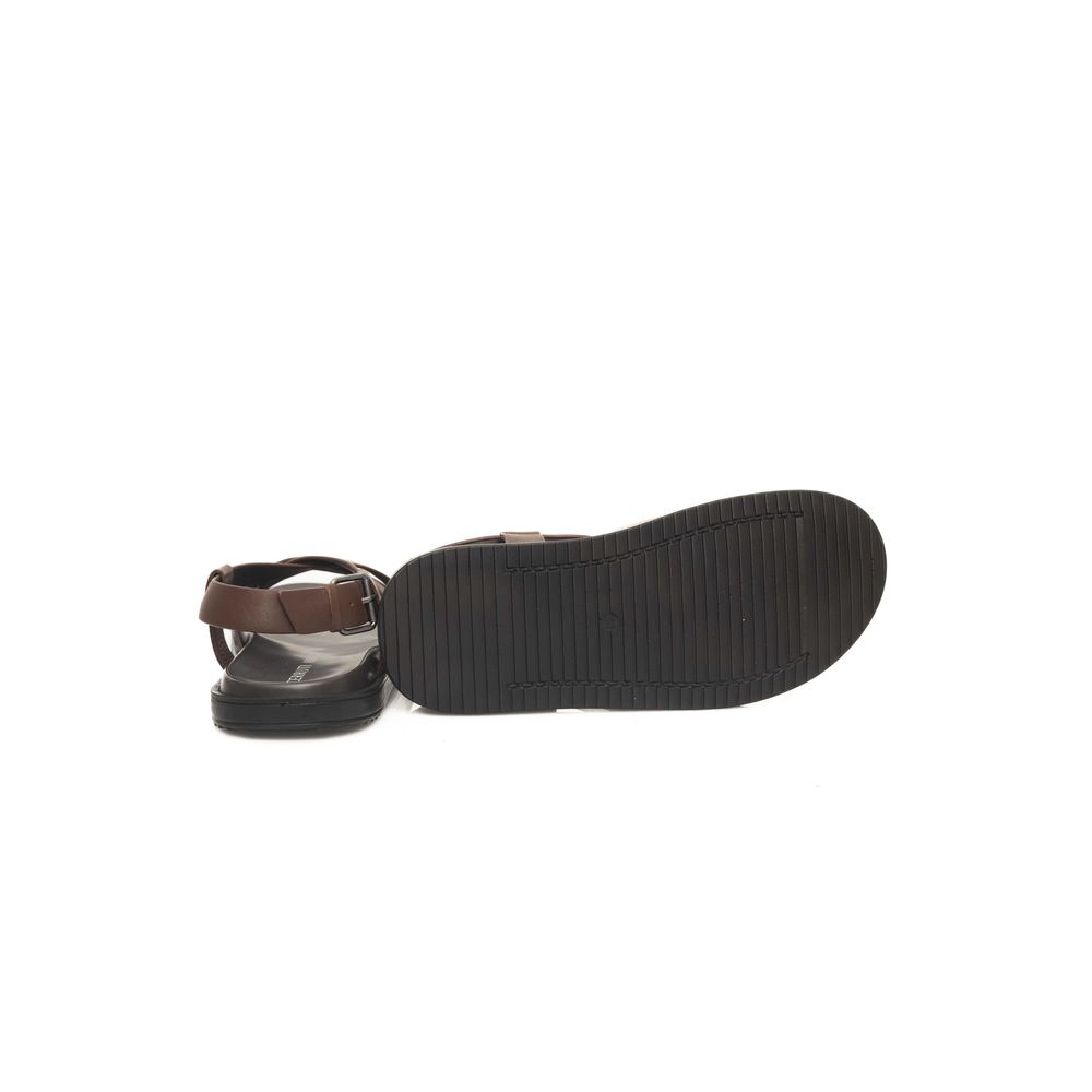Brown Cowhide Men Sandal