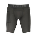 Black Polyester Men's Workout Legging