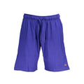 Blue Cotton Men's Bermuda Shorts
