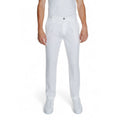 White Linen Casual Pants