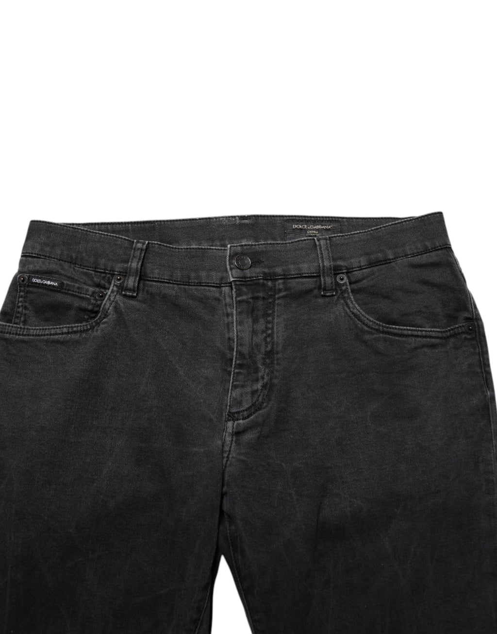 Dark Gray Cotton Stretch Denim Trouser Jeans