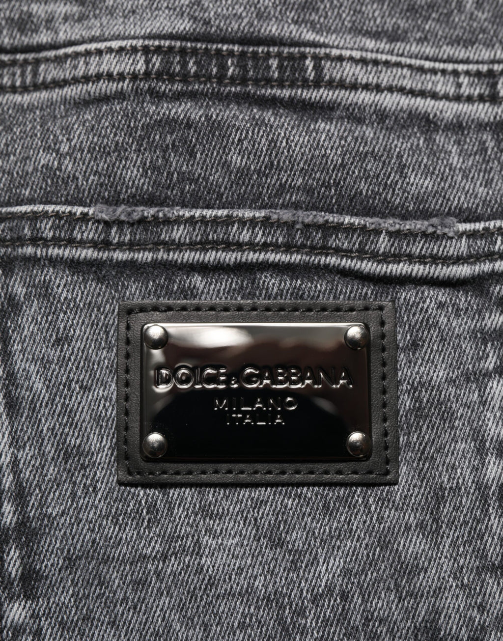 Gray Cotton Slim Fit Denim Trouser Jeans