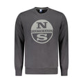 Black Cotton Men Sweatshirt