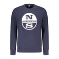 Blue Cotton Men's Sweatshirt