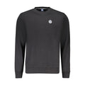 Black Cotton Mens Sweatshirt