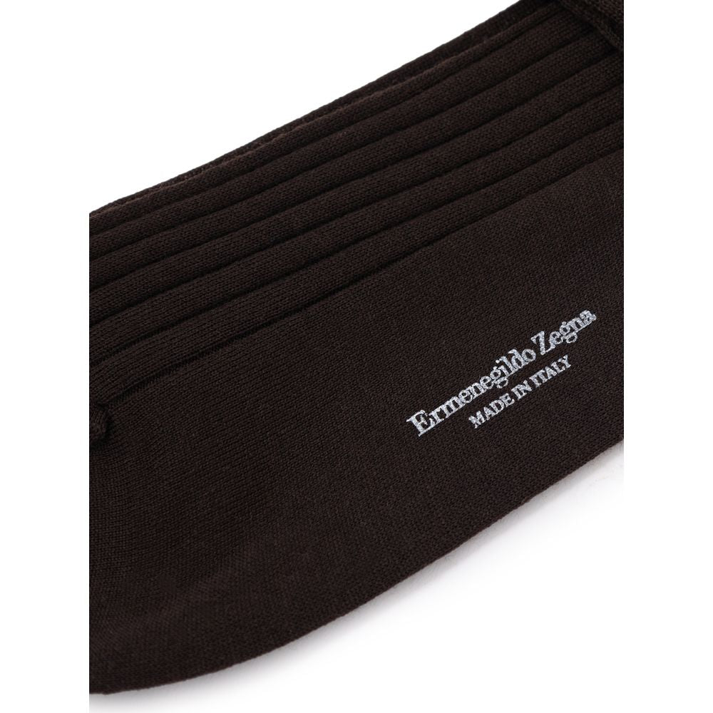 Brown Wool Socks