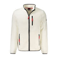 White Polyester Men Sweatshirt