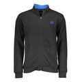 Black Polyester Men's Sweatshirt