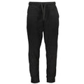 Black Polyester Men's Sweatpant