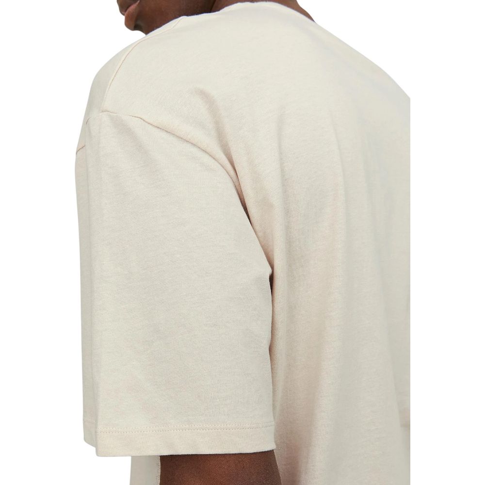 Beige Cotton T-Shirt