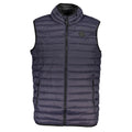 Blu Poliammide Men's Gilet