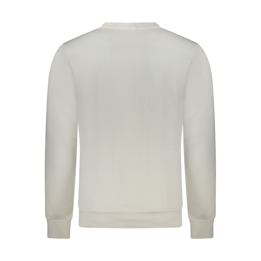 Blue Cotton Men Sweatshirt