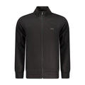 Black Cotton Men Sweatshirt