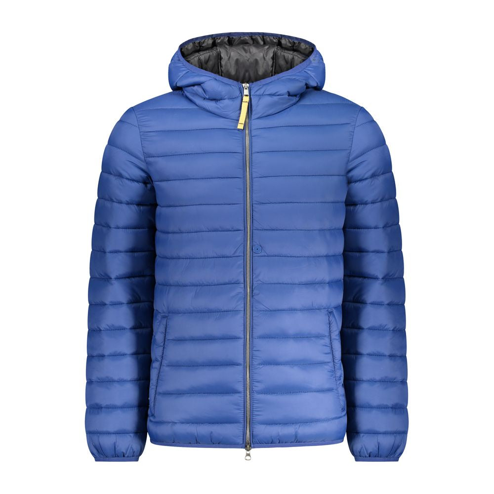Blu Poliammide Men's Jacket